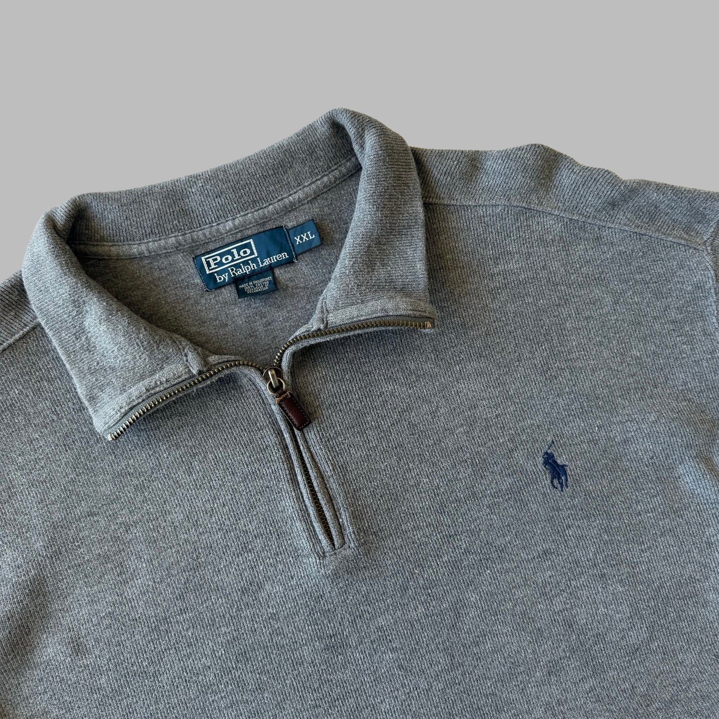 90s Polo Ralph Lauren Boxy Quarter Zip - XXL