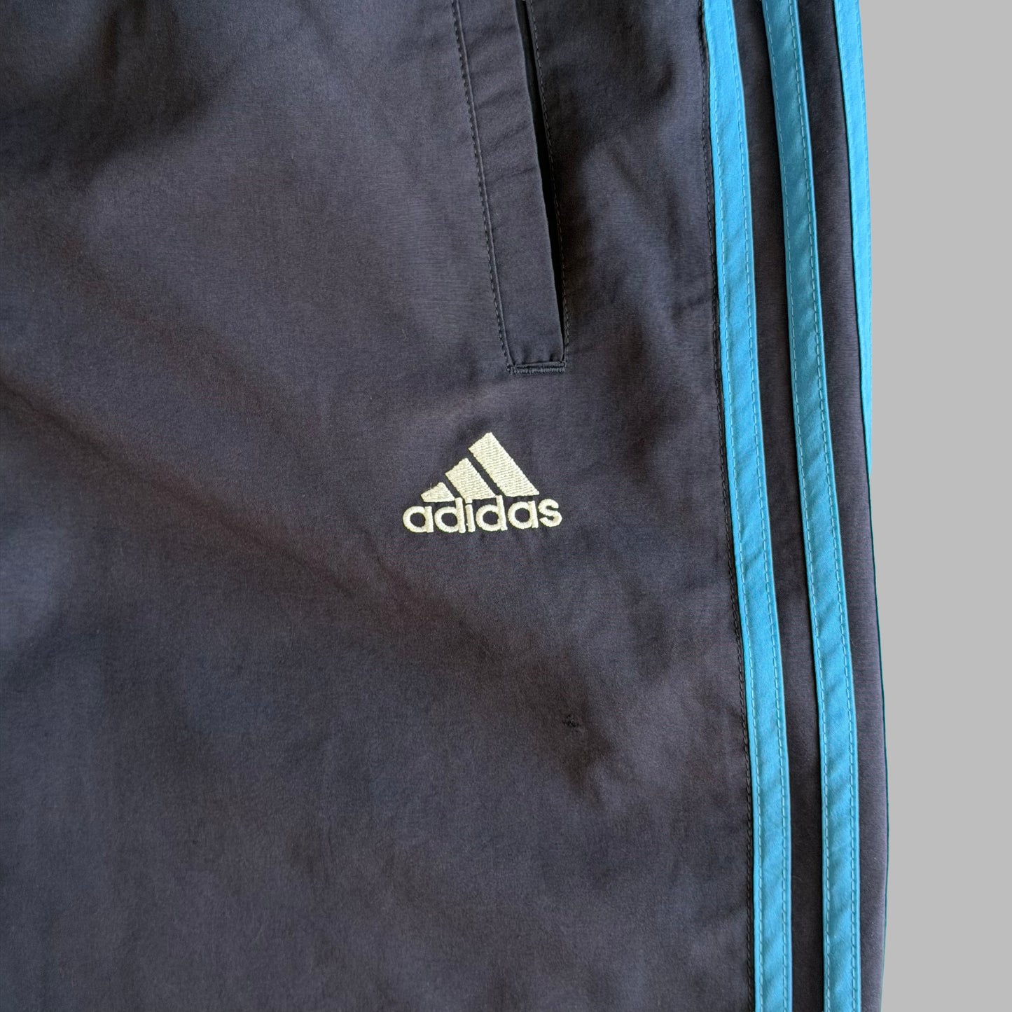 00s Adidas Wide Leg Track Pants - Large