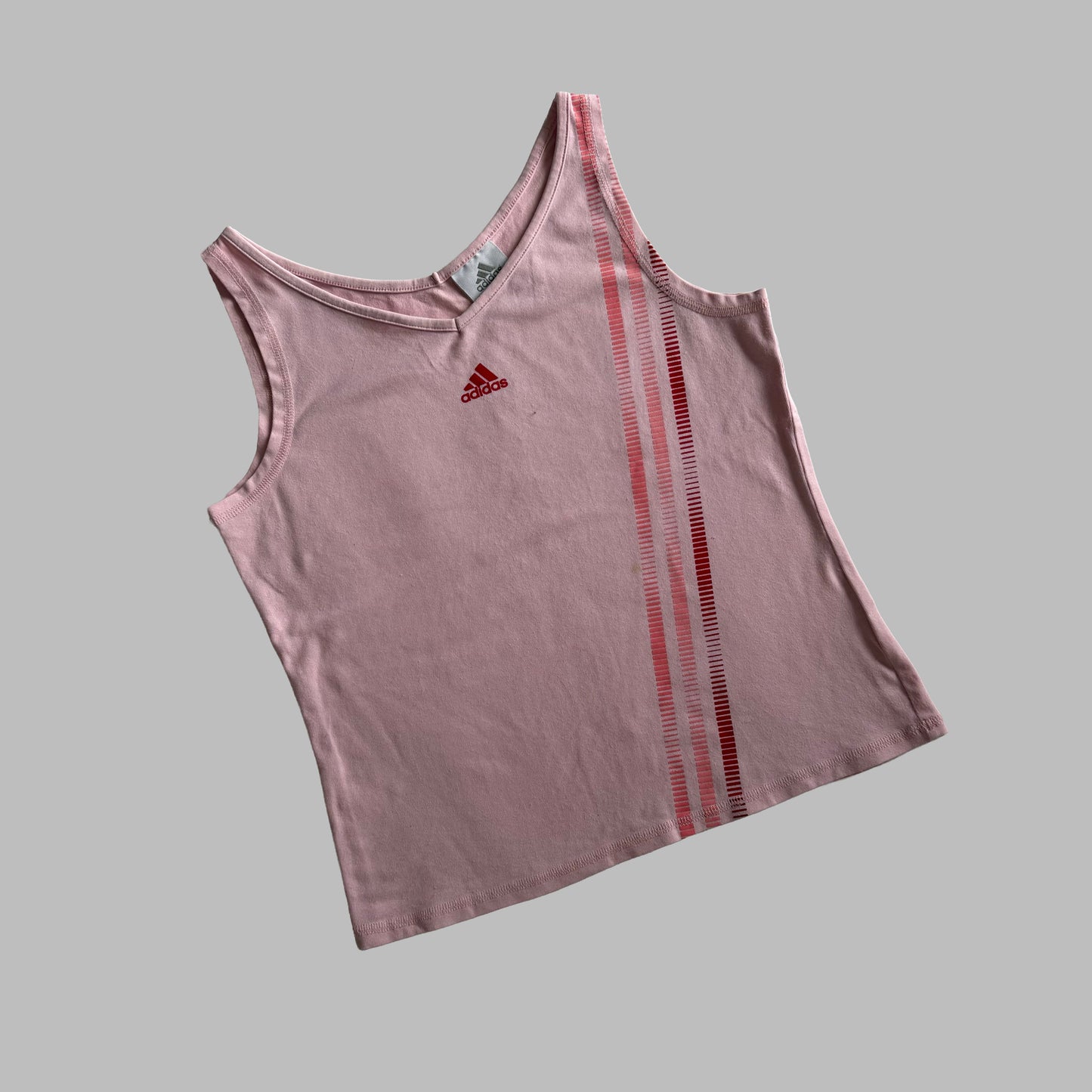 Y2K Adidas Three Stripe Tank - M/L