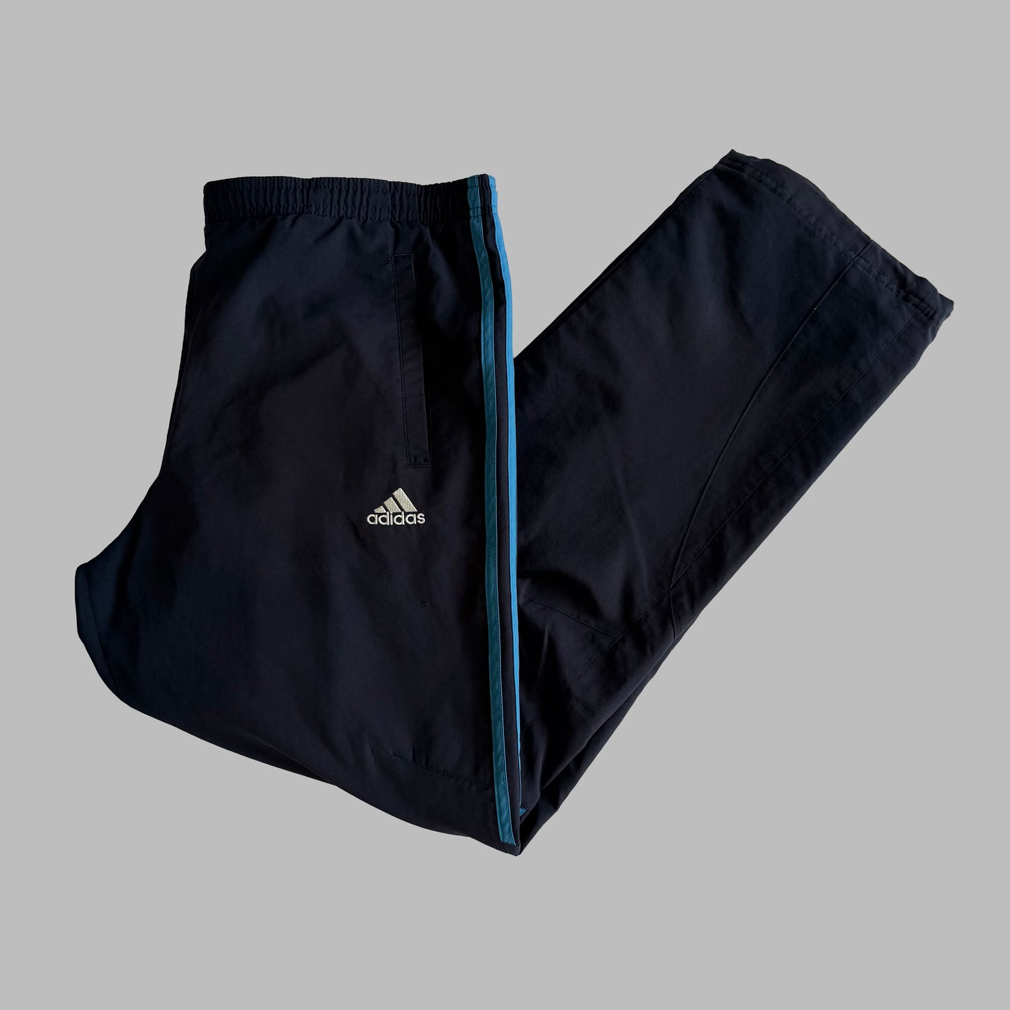 00s Adidas Wide Leg Track Pants - Large