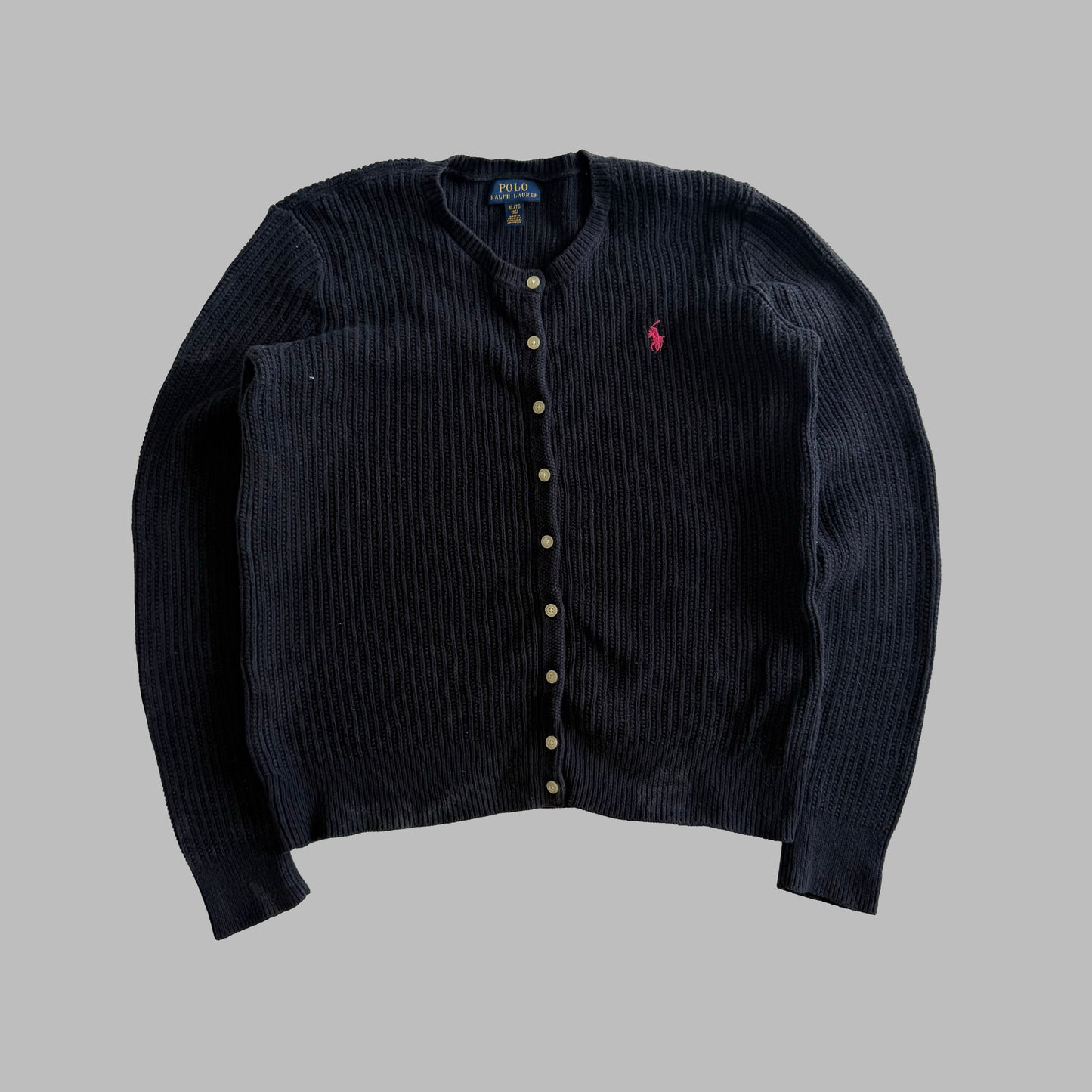 Polo Ralph Lauren Waffle Knit Cardigan - XL