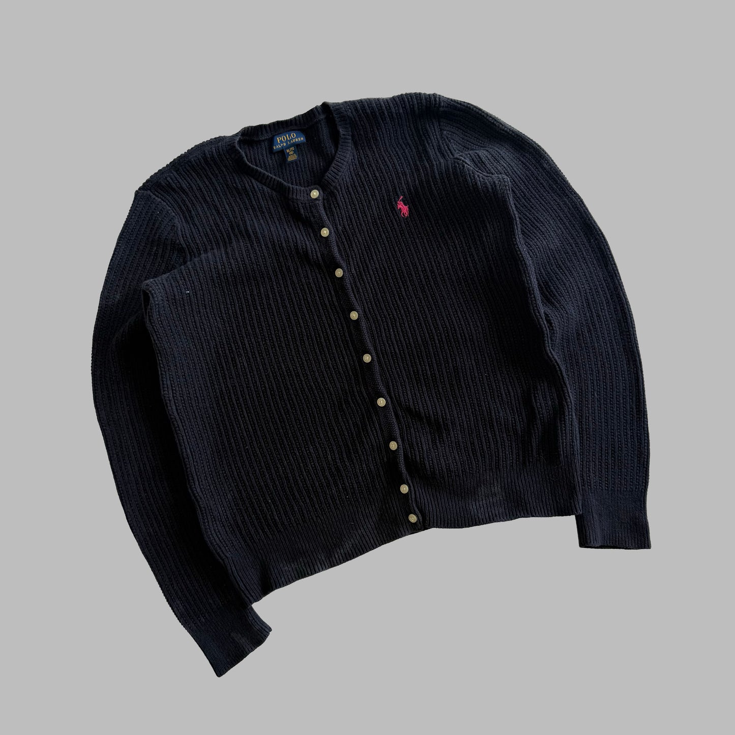 Polo Ralph Lauren Waffle Knit Cardigan - XL