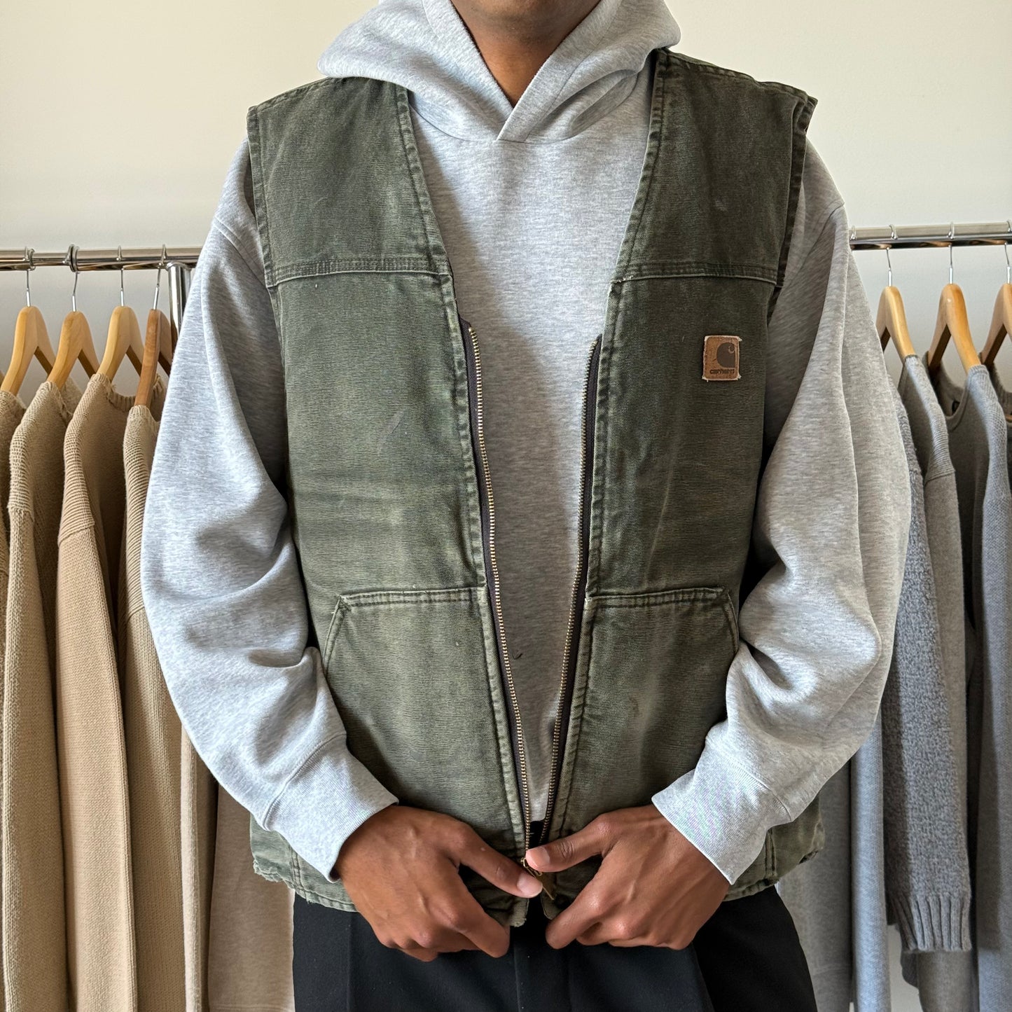 Carhartt V02 Quilt-Lined Duck Vest - XL