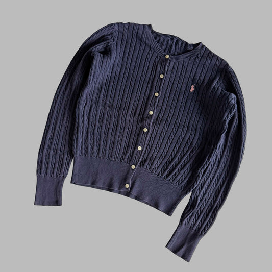 Ralph Lauren Cable Knit Cardigan - Small