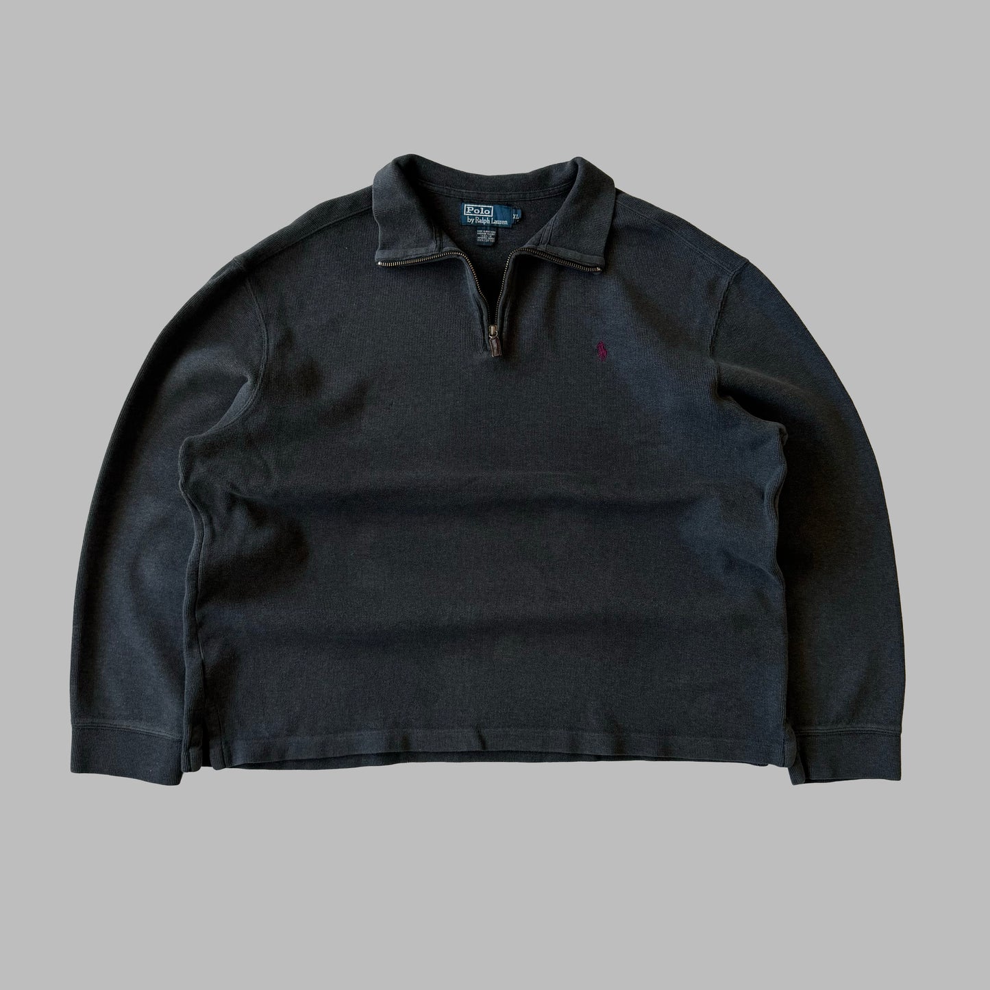 90s Polo Ralph Lauren Boxy Quarter Zip - XL