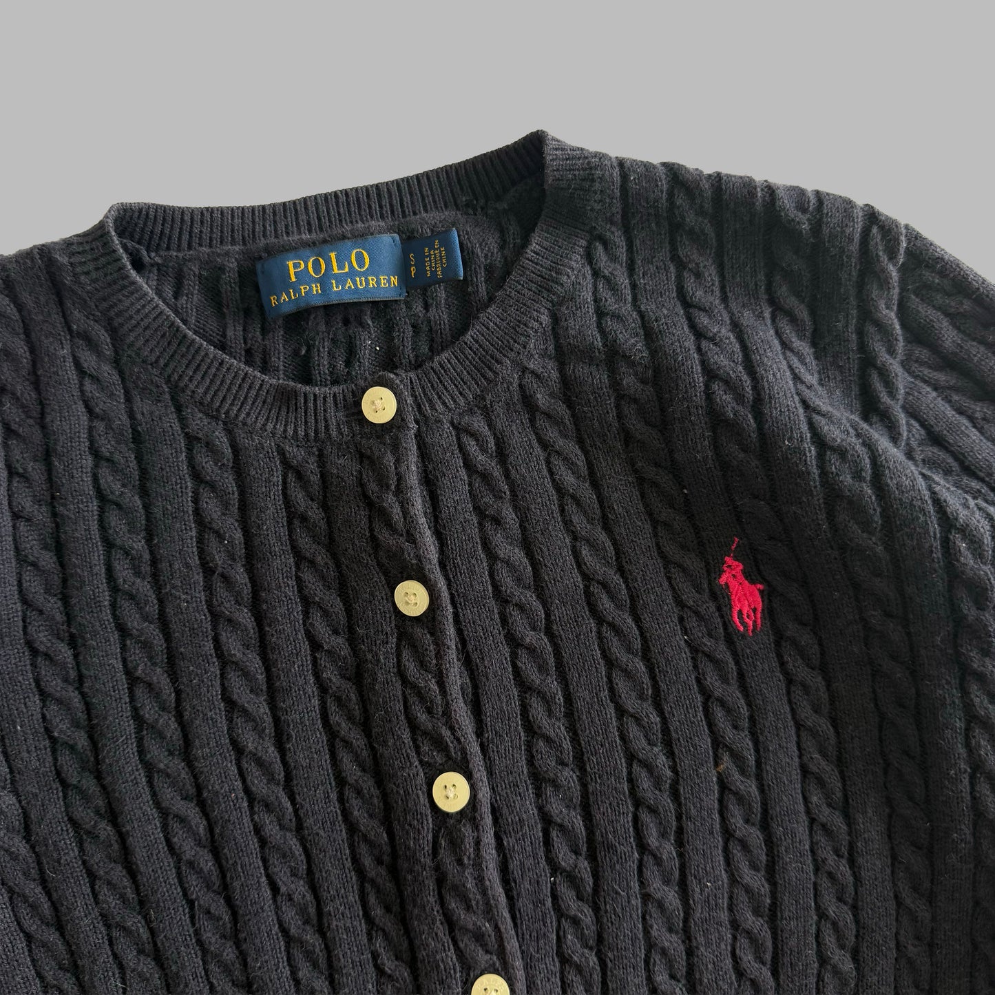 Polo Ralph Lauren Cable Knit Cardigan - S