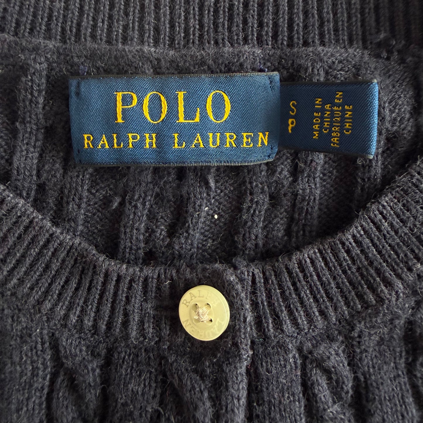 Polo Ralph Lauren Cable Knit Cardigan - S
