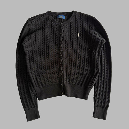 Ralph bLauren Cable Knit Cardigan - Medium