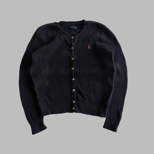 Polo Ralph Lauren Waffle Knit Cardigan - L