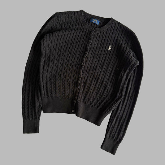 Ralph bLauren Cable Knit Cardigan - Medium