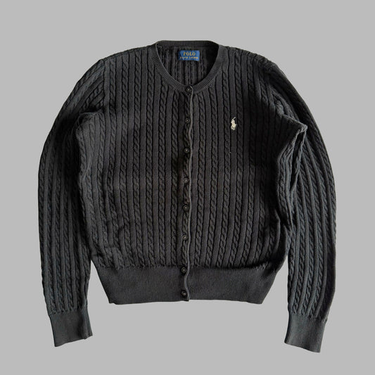 Ralph Lauren Cable Knit Cardigan - Small