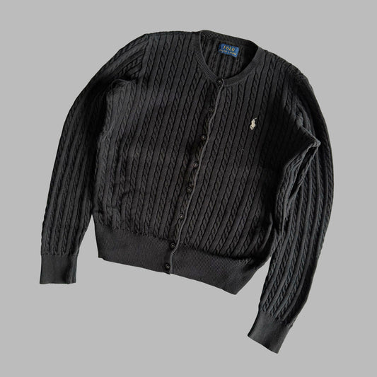 Ralph Lauren Cable Knit Cardigan - Small