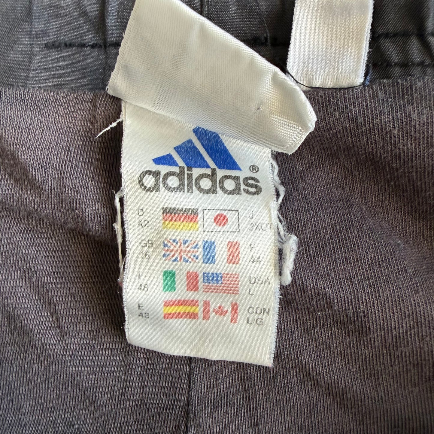 90s Adidas Baggy Track Pants - Medium
