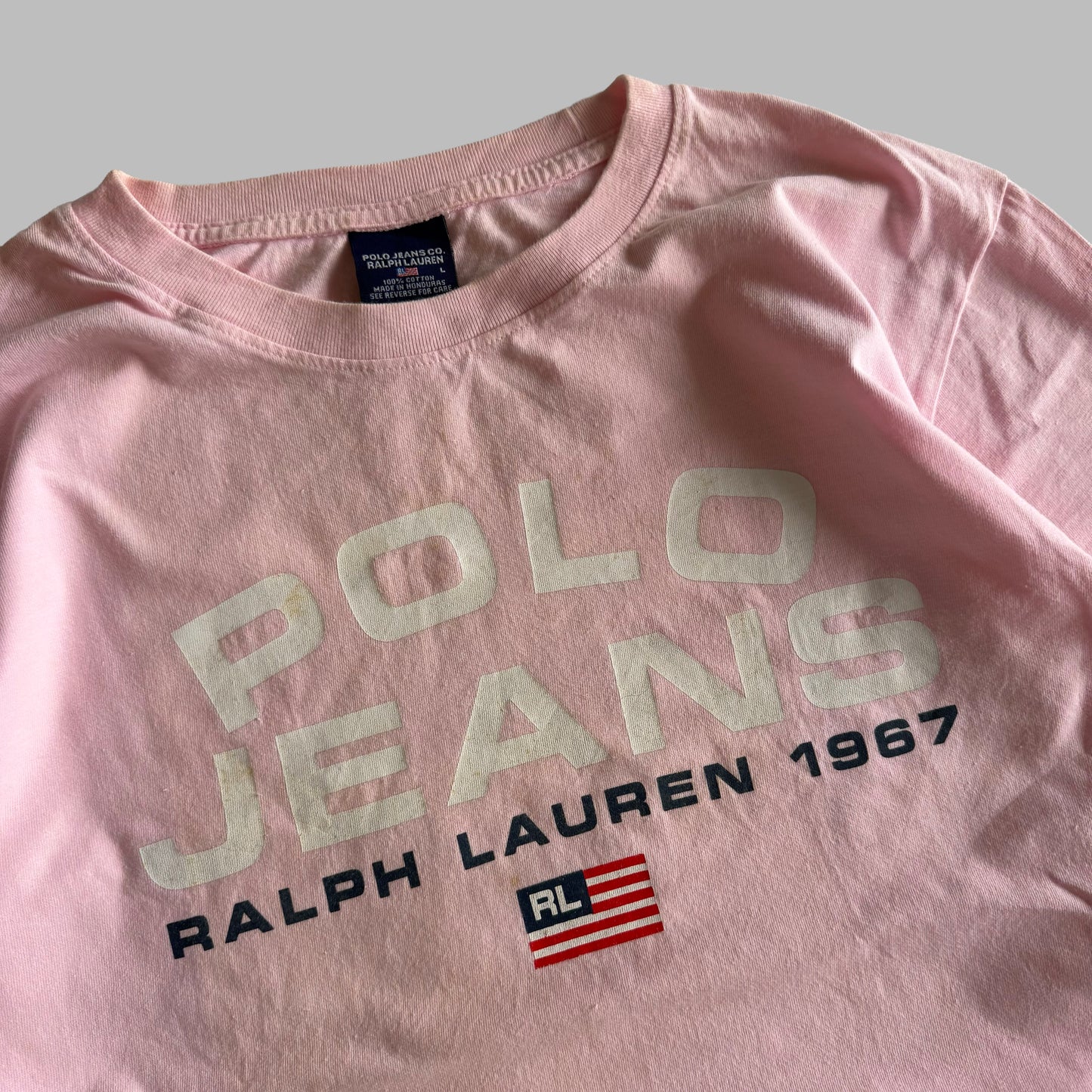 90s Ralph Lauren Polo Jeans Spell Out Long Sleeve - L