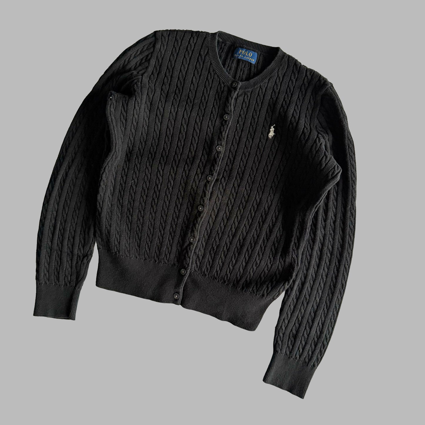Ralph Lauren Cable Knit Cardigan - Medium