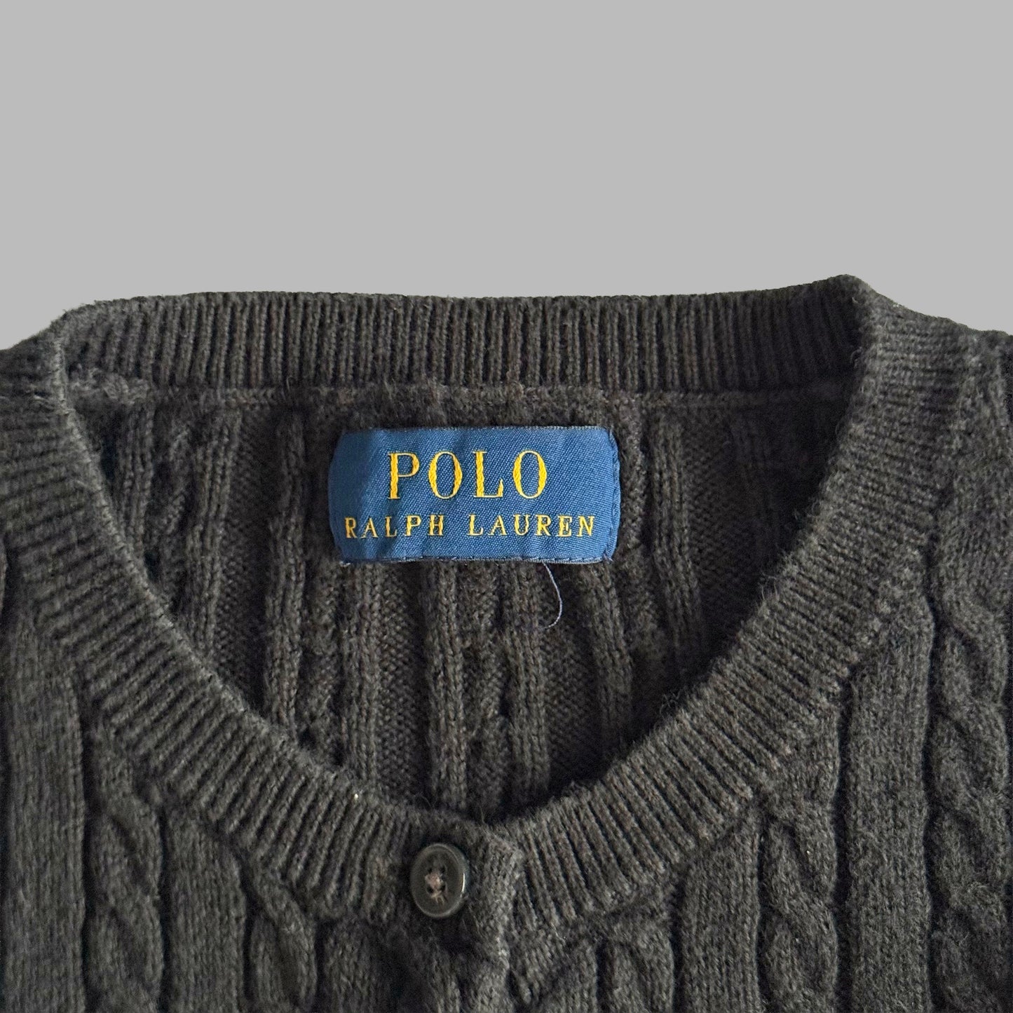 Ralph Lauren Cable Knit Cardigan - Medium