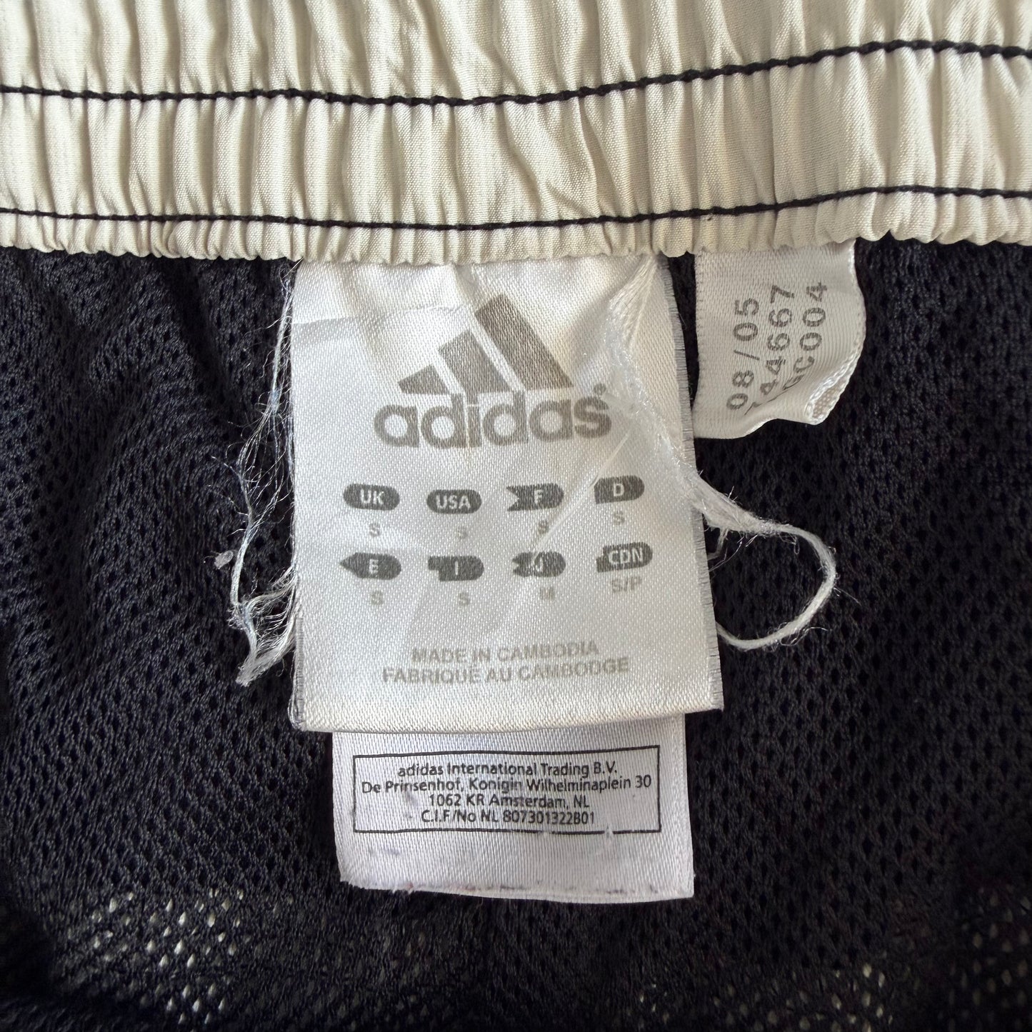00s Adidas Wide Leg Track Pants - Small