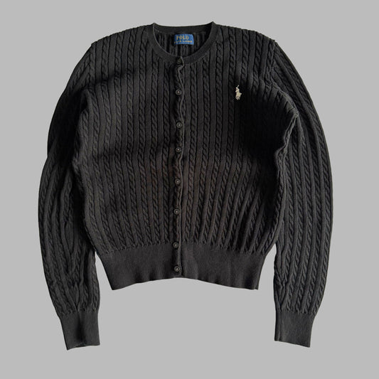 Ralph Lauren Cable Knit Cardigan - Small