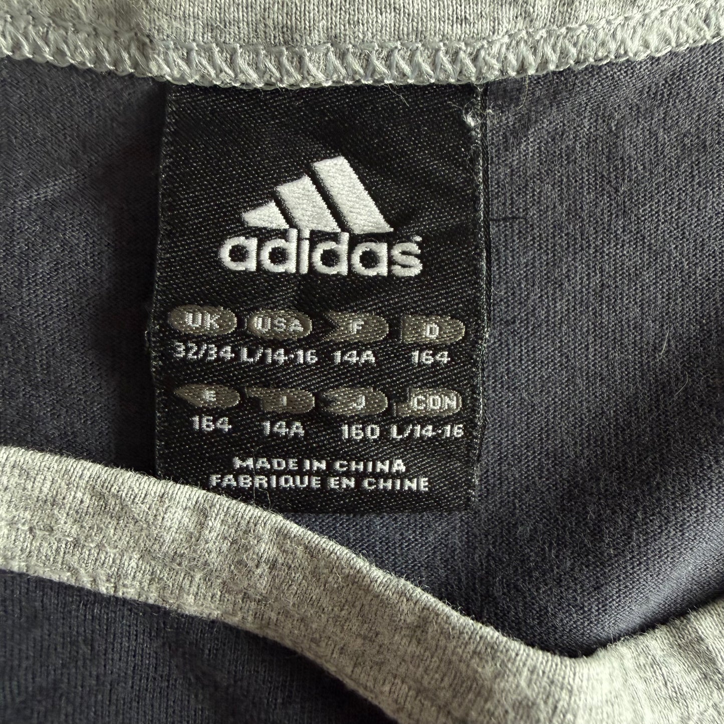 Y2K Adidas Spell Out Tank - L
