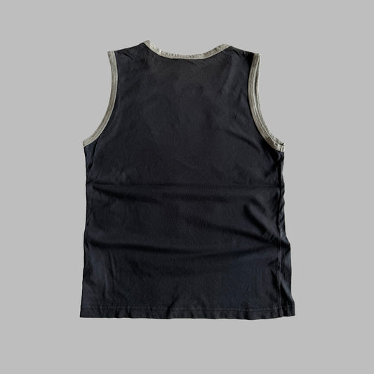 Y2K Adidas Spell Out Tank - L