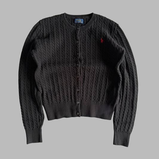 Ralph Lauren Cable Knit Cardigan - Small