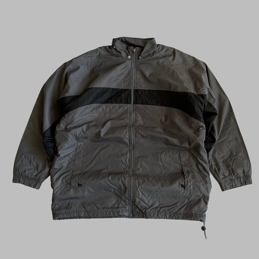 Y2K Nike Striped Insulated Jacket - XL