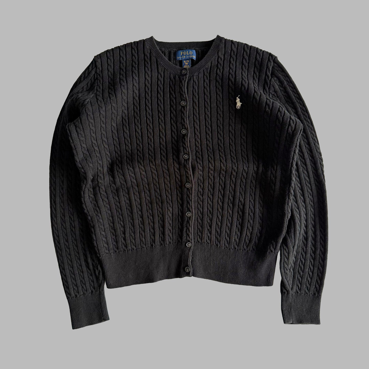 Ralph Lauren Cable Knit Cardigan - Medium