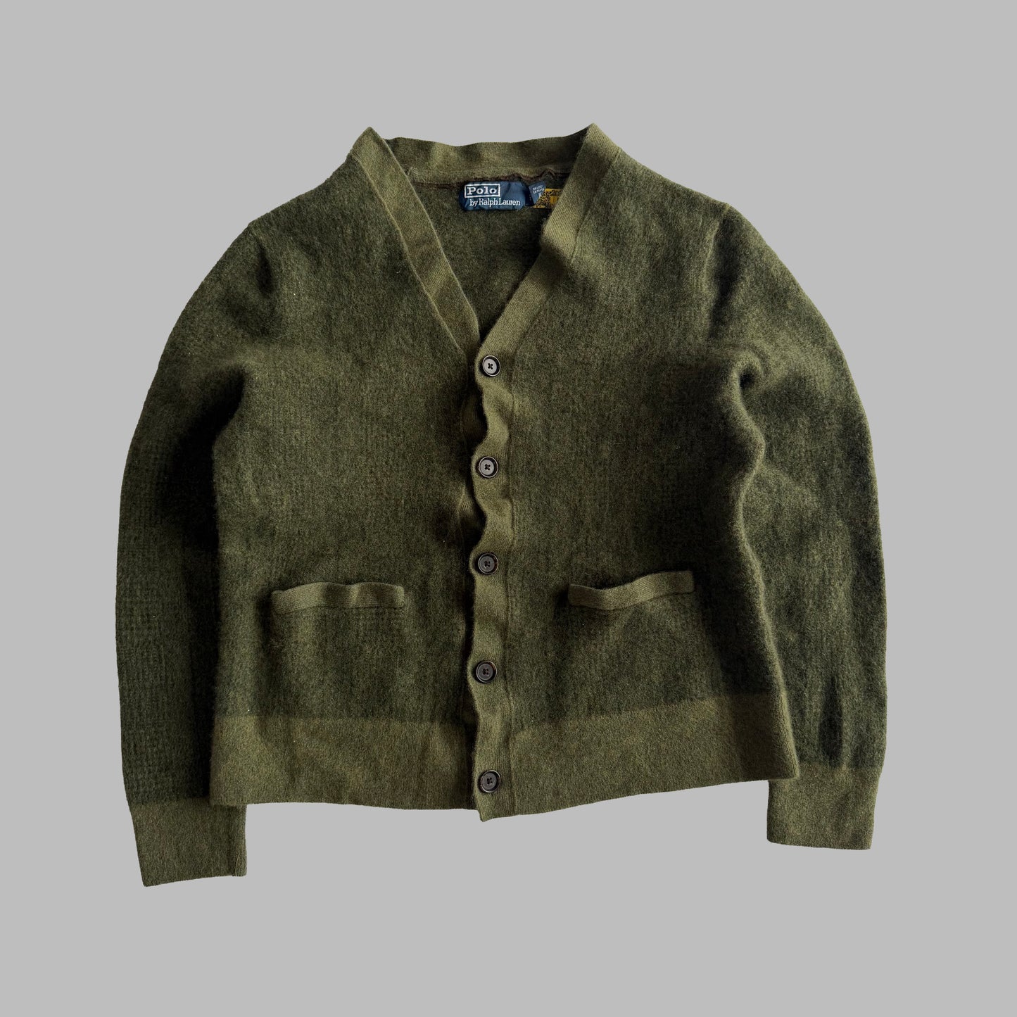 90s Polo Ralph Lauren Heavy Wool Cardigan - XL