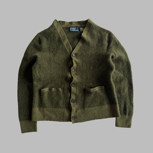 90s Polo Ralph Lauren Heavy Wool Cardigan - XL