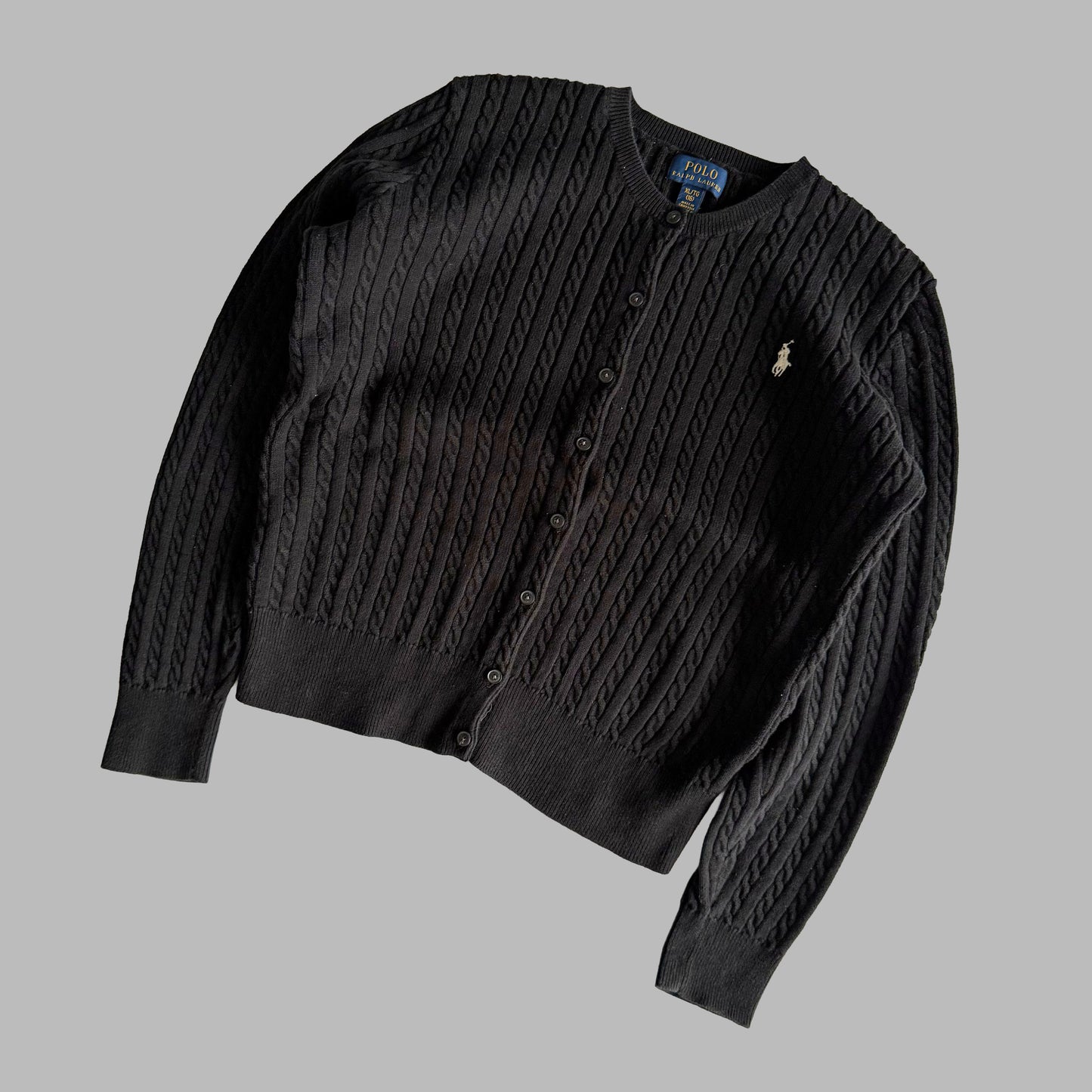 Ralph Lauren Cable Knit Cardigan - Medium