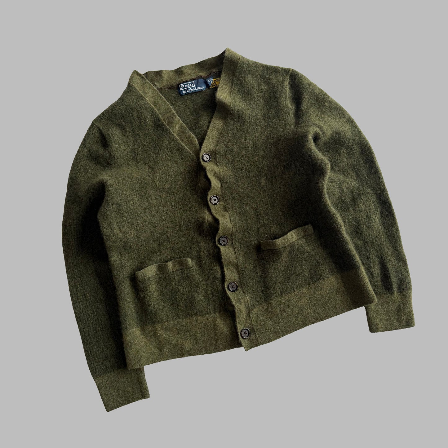 90s Polo Ralph Lauren Heavy Wool Cardigan - XL
