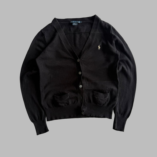 Y2K Polo Ralph Lauren Light Cotton Cardigan - M