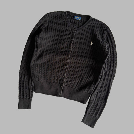 Ralph Lauren Cable Knit Cardigan - Small