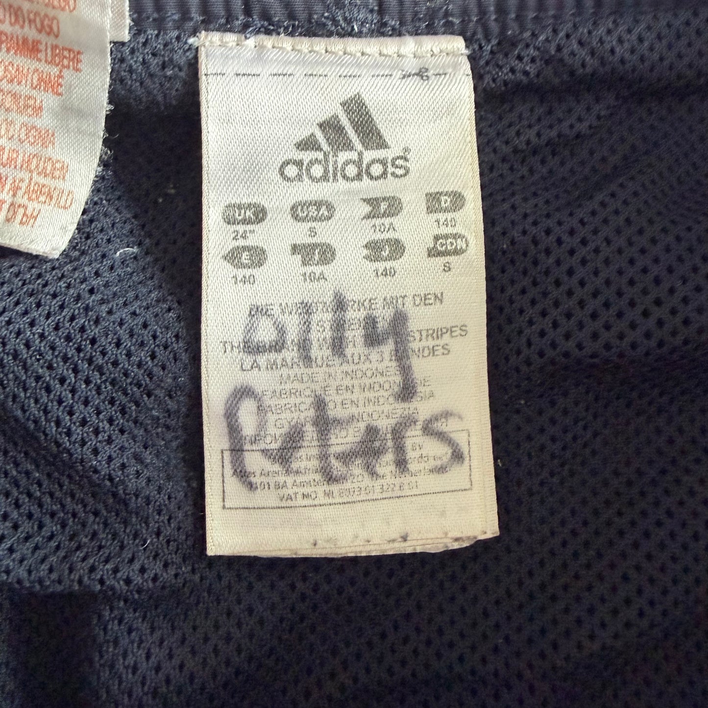Y2K Adidas Three Stripe Mini Shorts - S