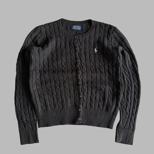 Ralph Lauren Cable Knit Cardigan - Small