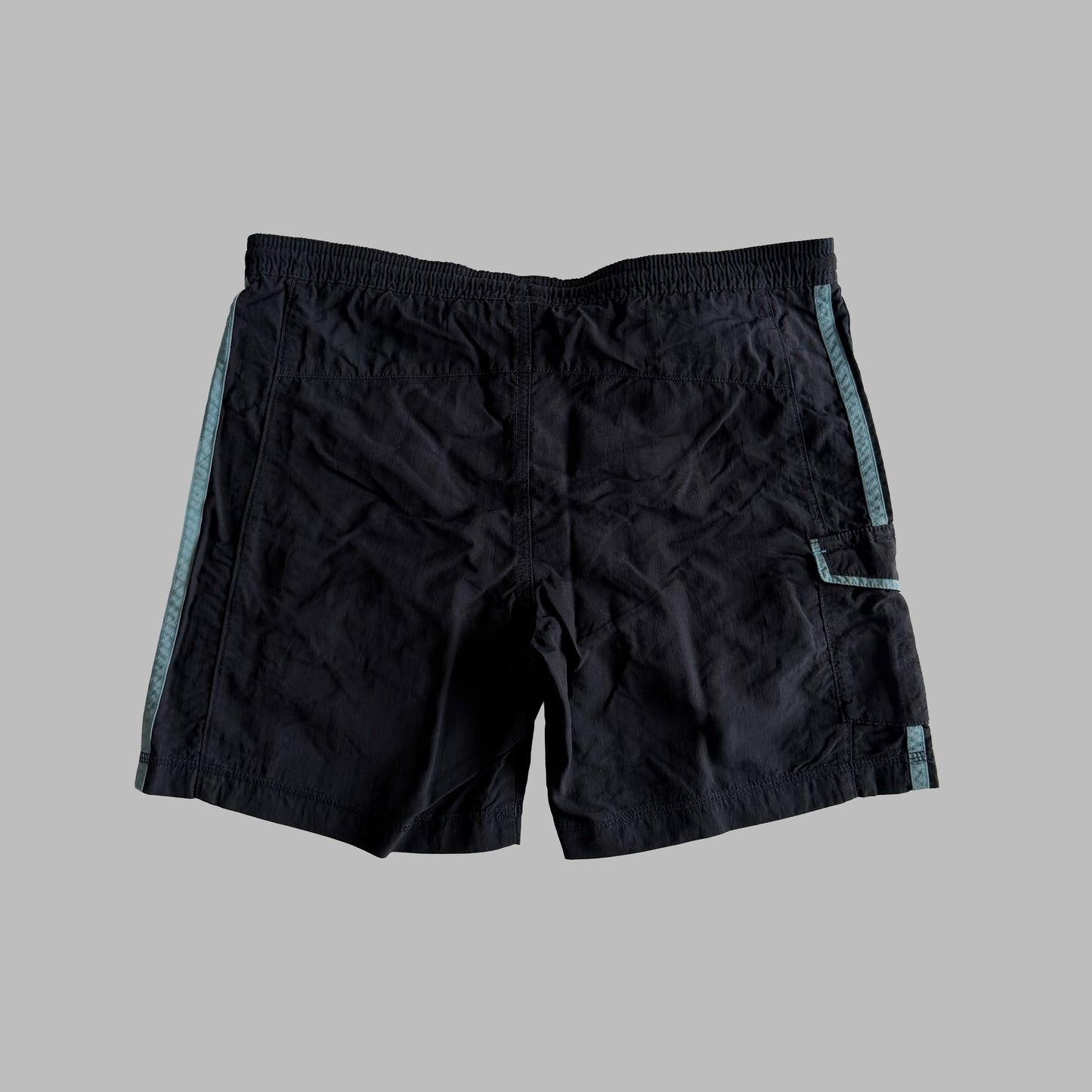 Y2K Adidas Three Stripe Mini Shorts - S