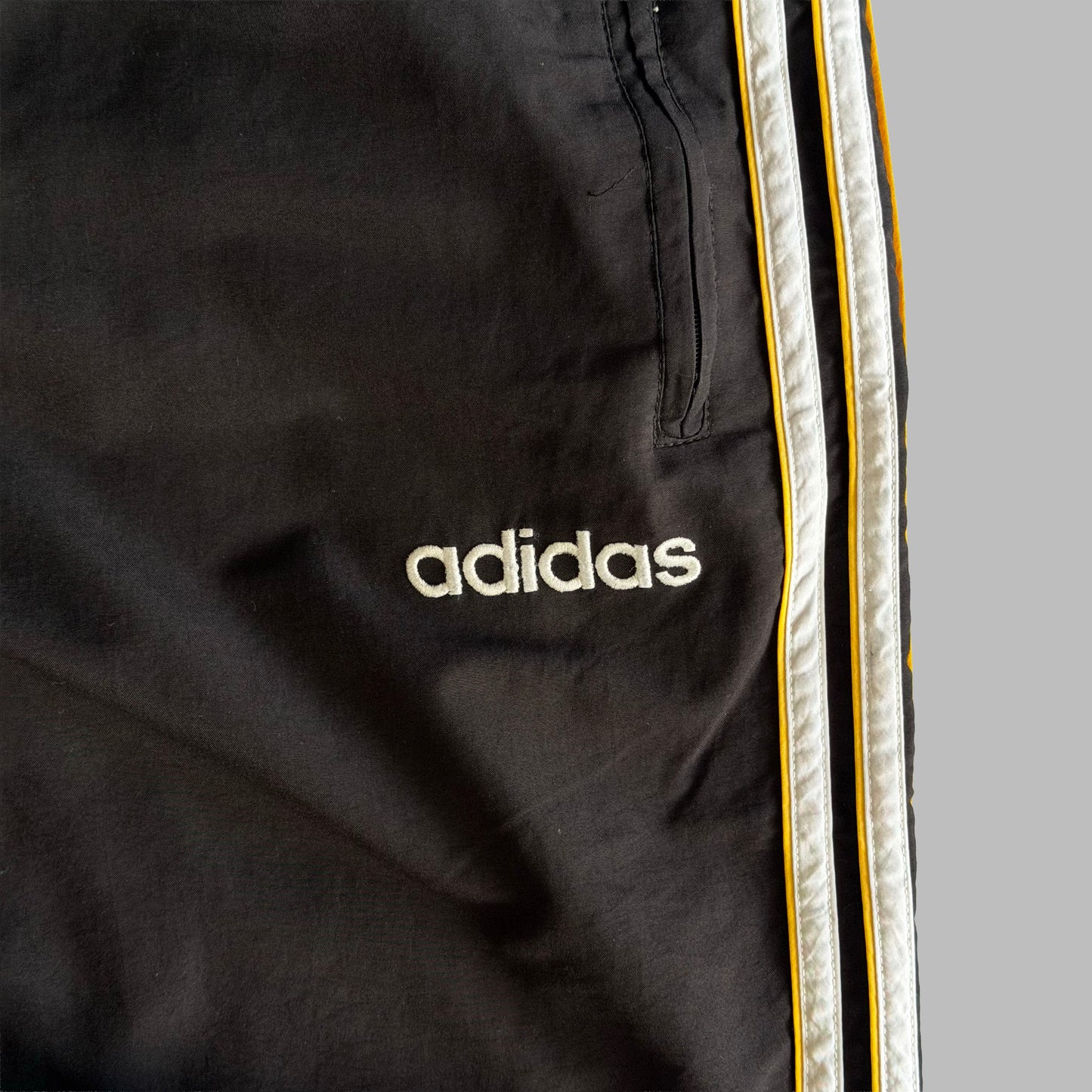 90s Adidas Baggy Track Pants - Medium