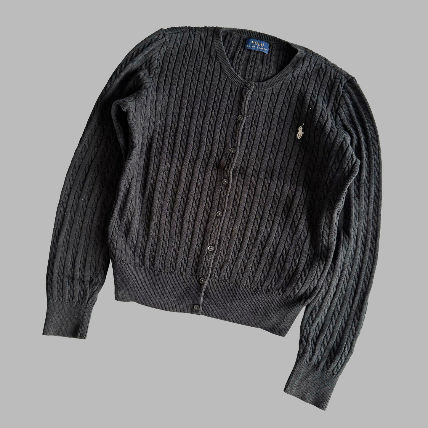 Ralph Lauren Cable Knit Cardigan - Medium