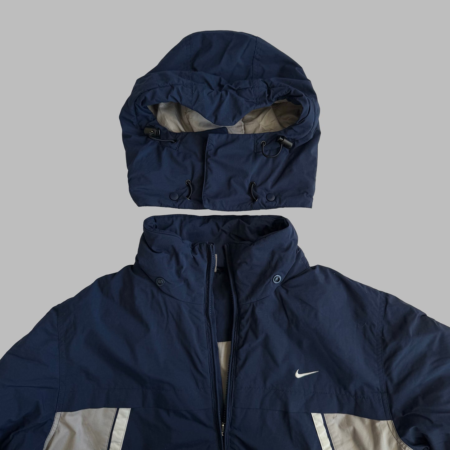 Y2K Nike Insulated Hooded Jacket - M