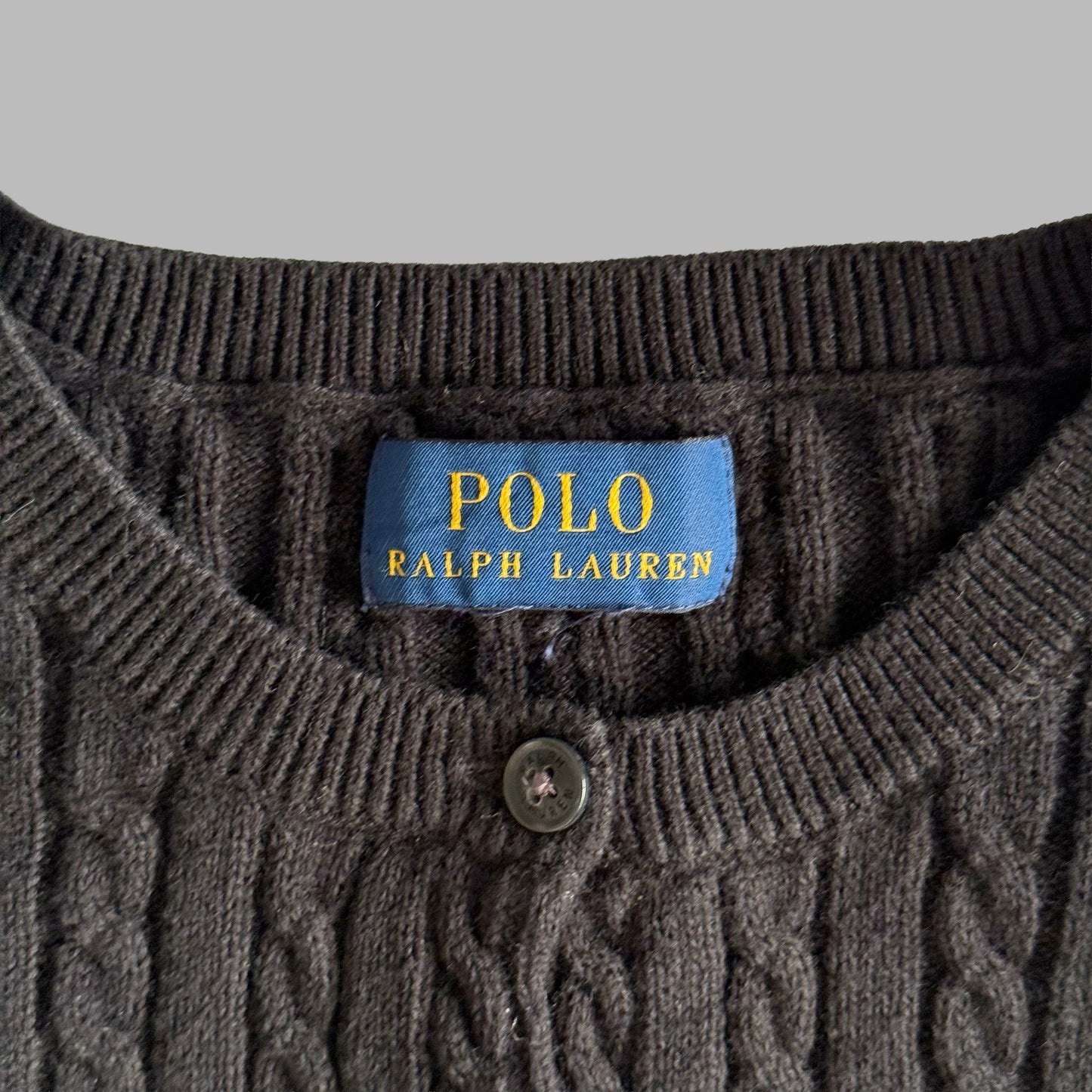 Ralph Lauren Cable Knit Cardigan - Medium