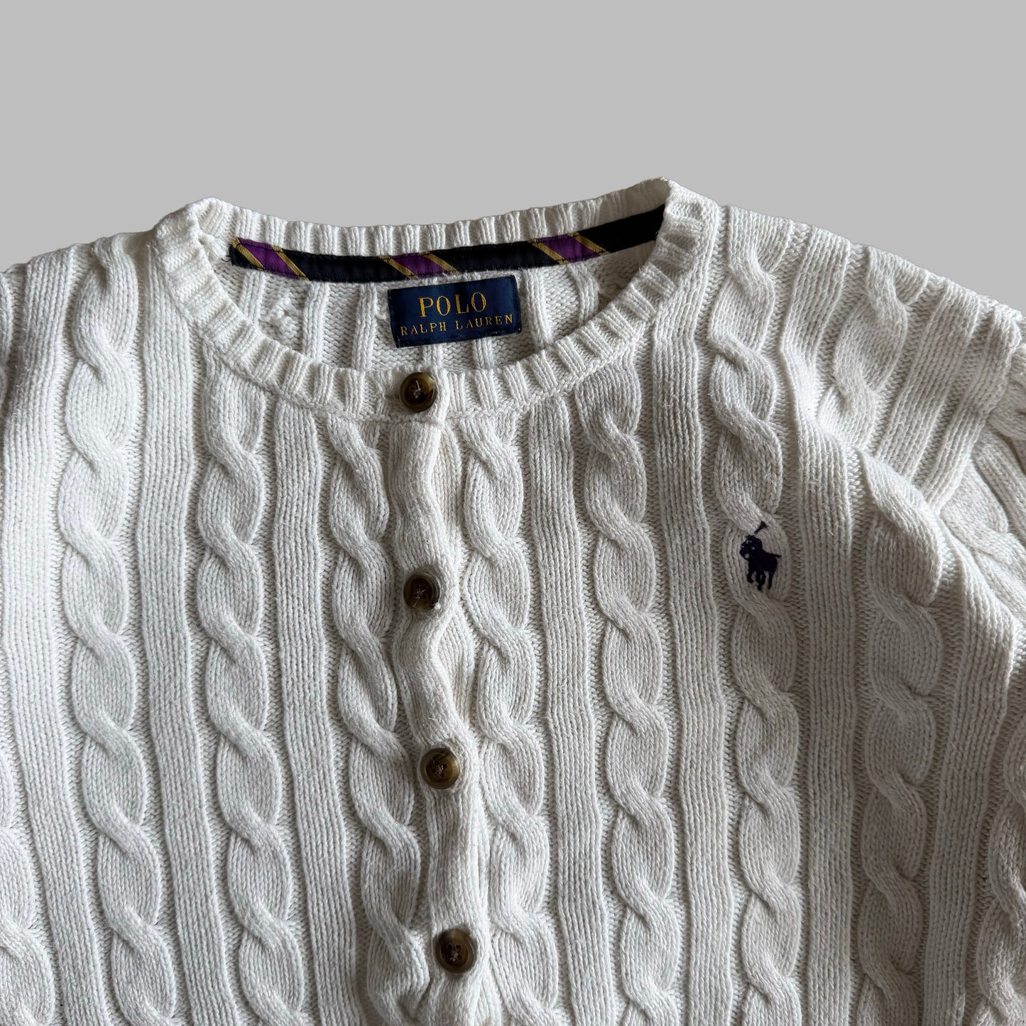 Polo Ralph Lauren Cable Knit Cardigan - S