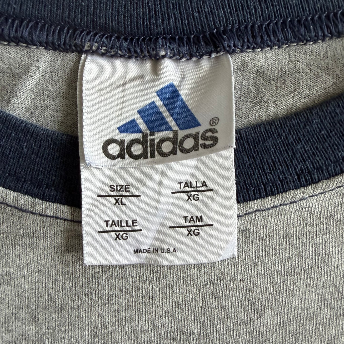 90s Adidas UCLA Raglan T-Shirt - XS