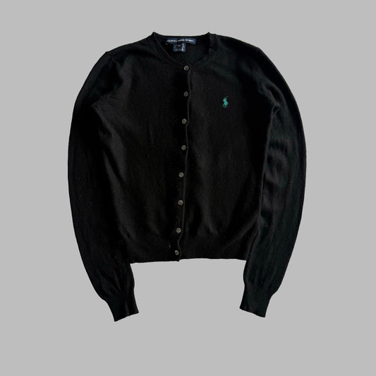 Y2K Polo Ralph Lauren Light Wool Cardigan - XS