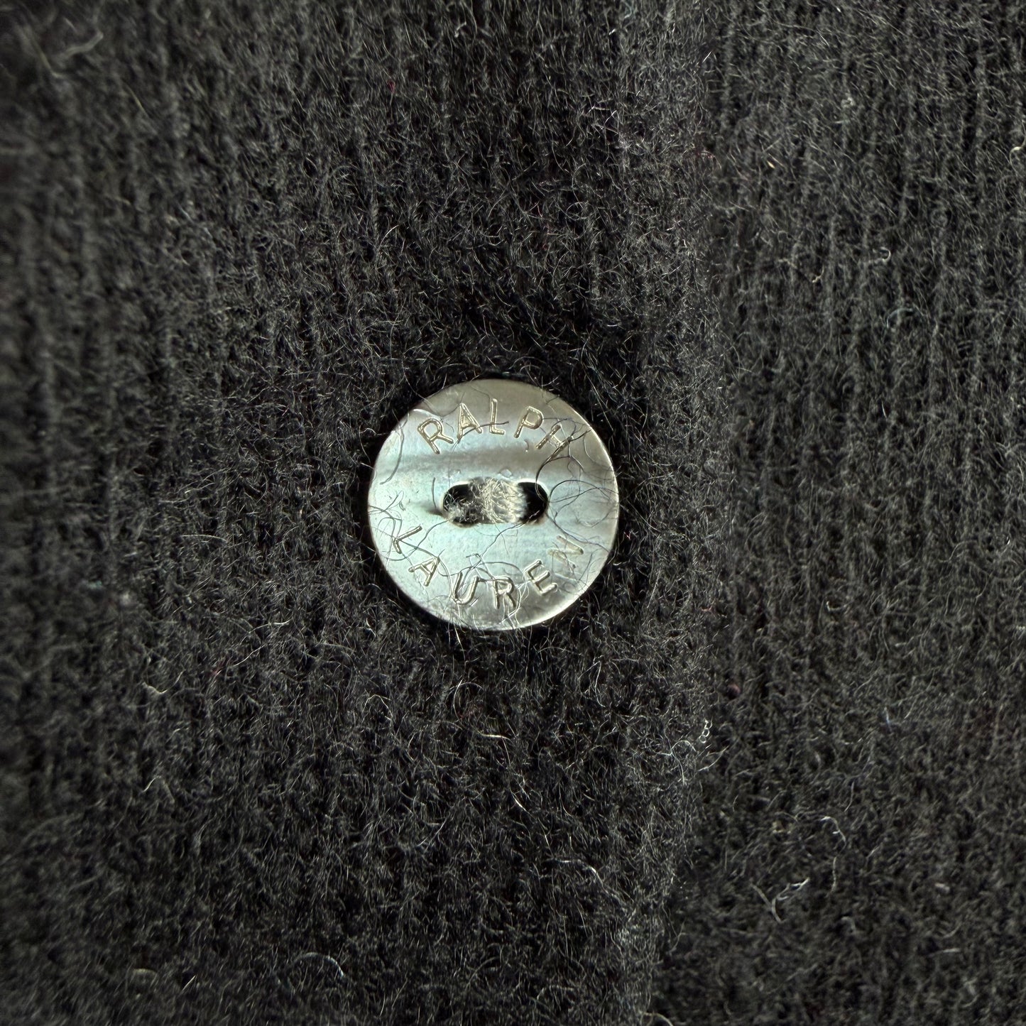 Y2K Polo Ralph Lauren Light Wool Cardigan - XS