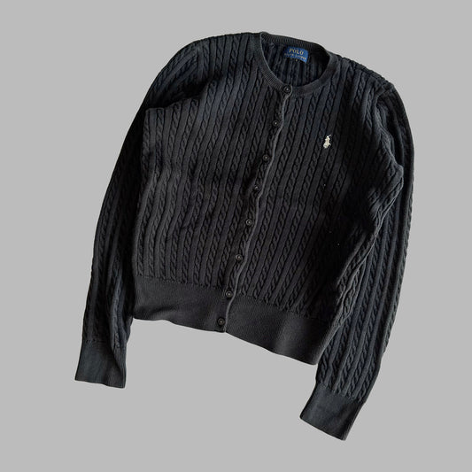 Ralph Lauren Cable Knit Cardigan - Small