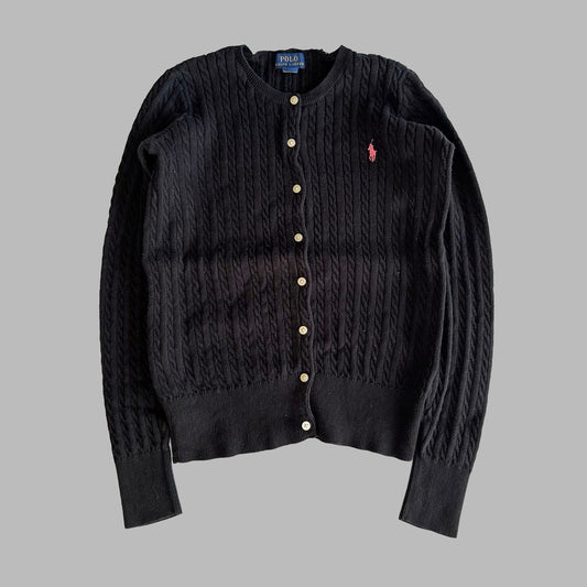 Ralph Lauren Cable Knit Cardigan - Small