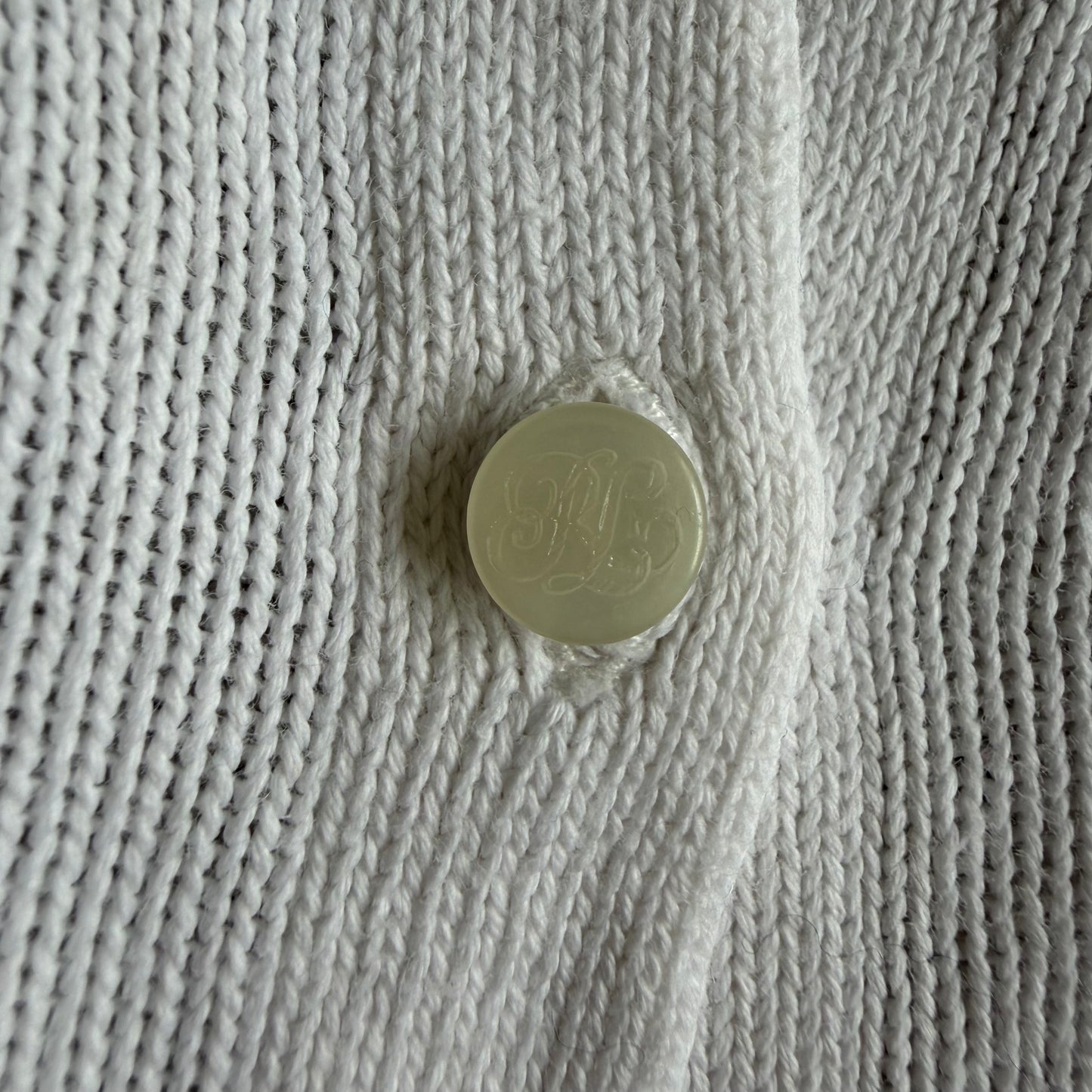 Y2K Polo Ralph Lauren Light Cotton Cardigan - M