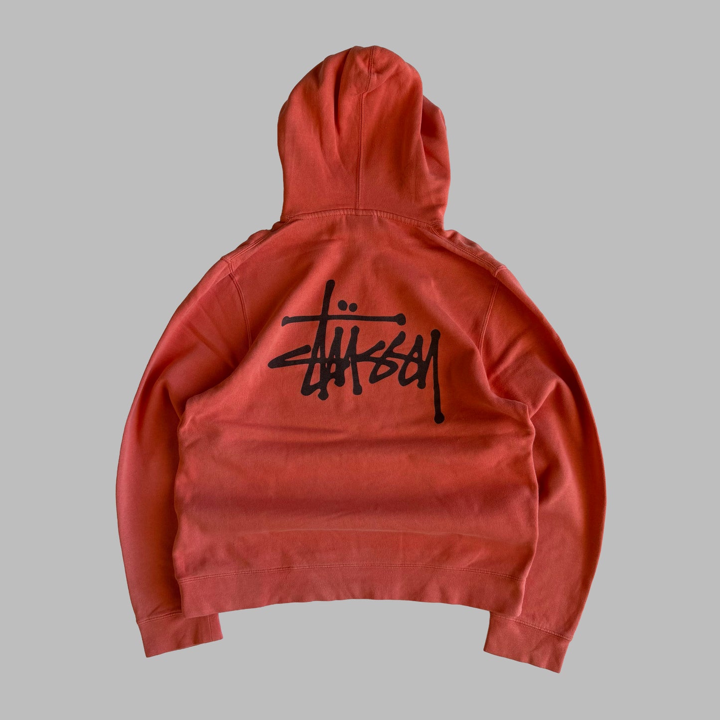 Stussy Spell Out Hoodie - Large
