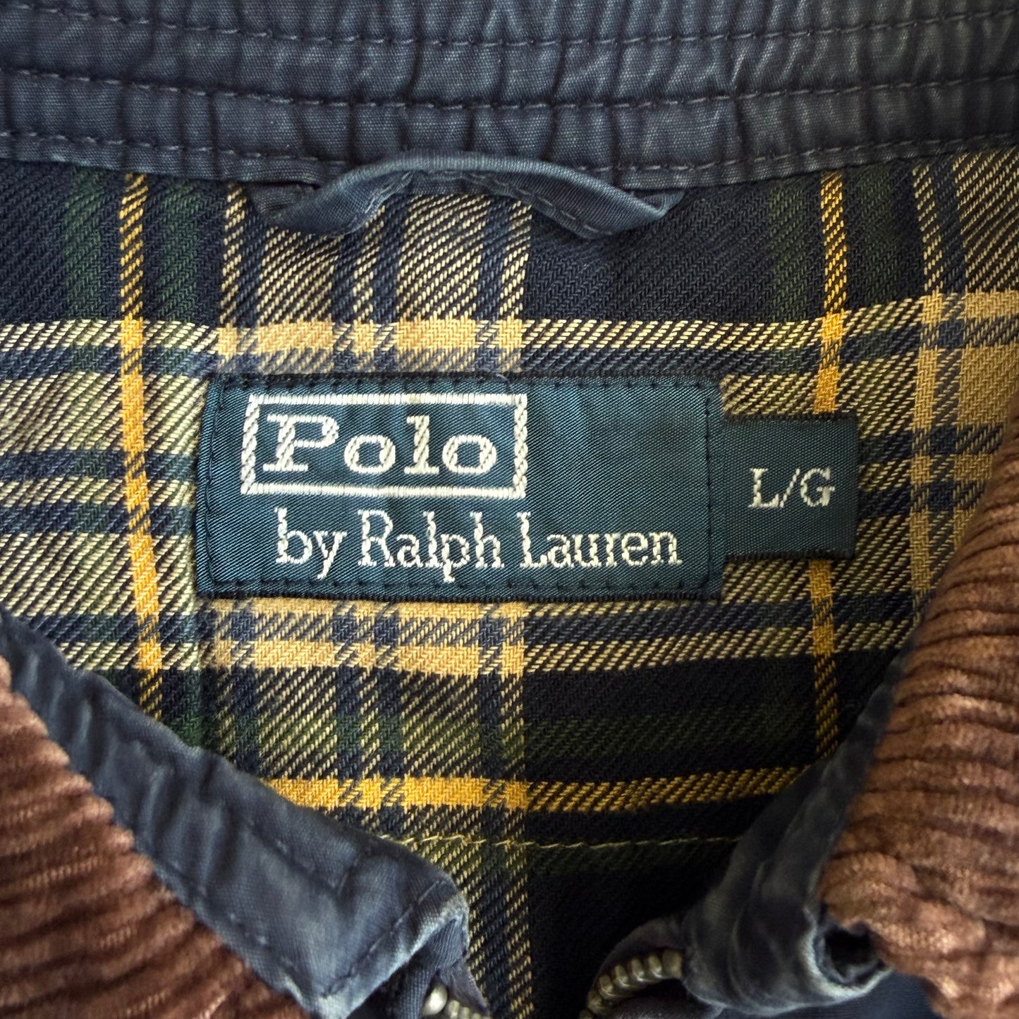90s Polo Ralph Lauren Heavy-weight Harrington Jacket - L
