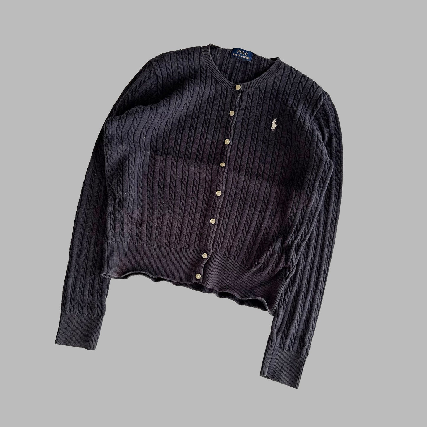 Ralph Lauren cable Knit Cardigan - Medium